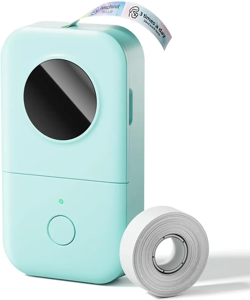 

Портативный Bluetooth-принтер этикеток D30 с лентой, мини-принтер для печати этикеток, многофункциональный принтер для создания этикеток с шаблонами, шрифтами и иконками