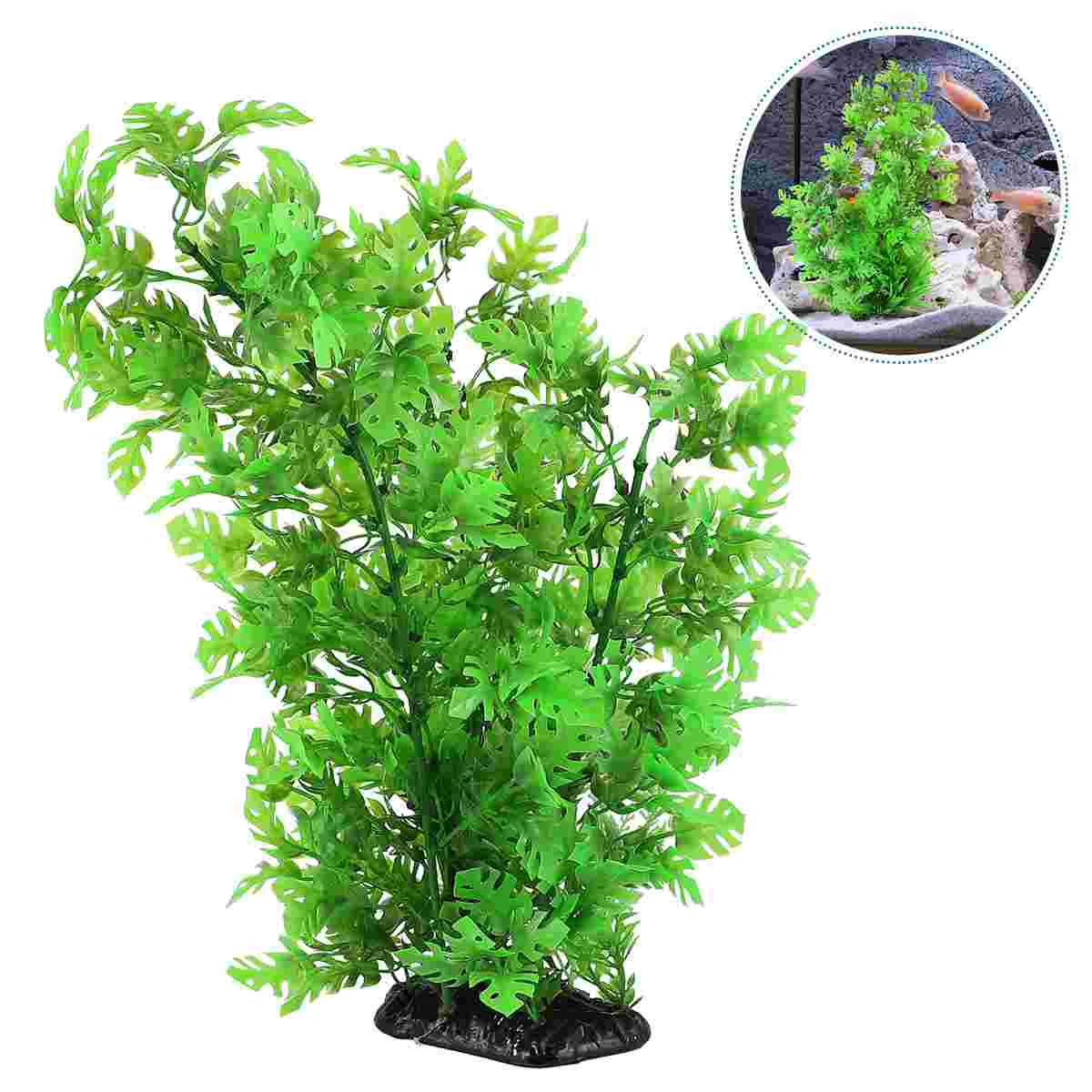 

Aquarium Landscape Leaf Fake Grass Fish Tank Aquariums Ornament Artificial Plants