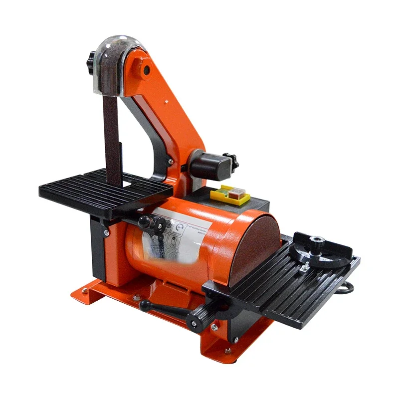 Belt Sander Woodworking Metal Grinding Machine Polisher Copper Motor Knife Grinder Chamfering Machine Polishing Machine