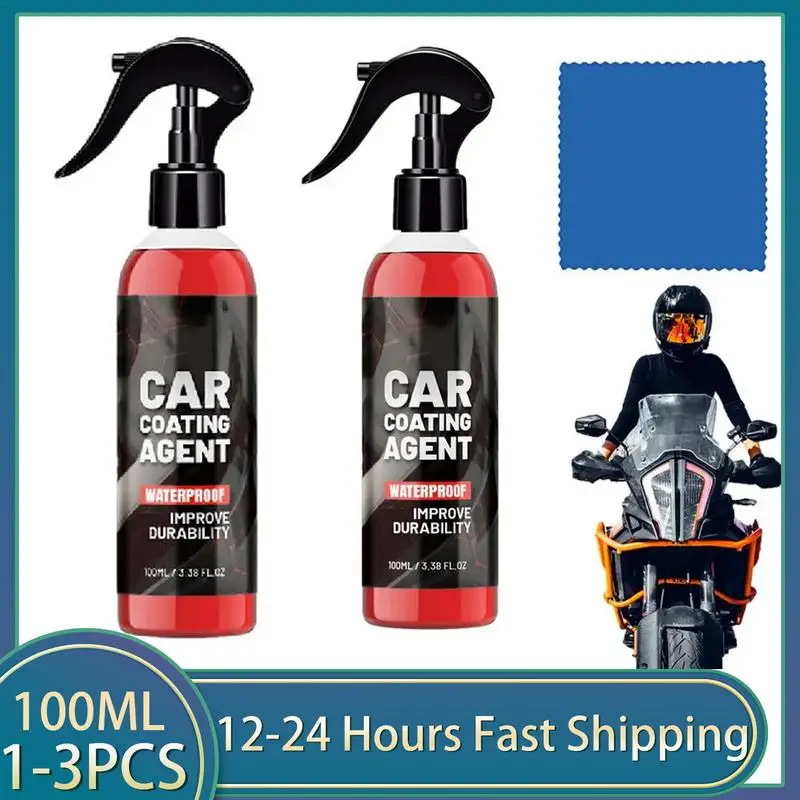 

Ceramic Spray Coating For Cars Polishing Car Coating Agent Spray 100ml Coating For Cars For Vehicle Paint Protection Shine