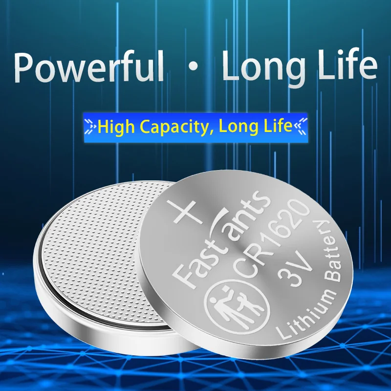 CR1620 3V Lithium Coin Battery CMOS for Casio Watch Calculator Thermometer Honda Vehicle Car Key Remote Gadgets Button Cell