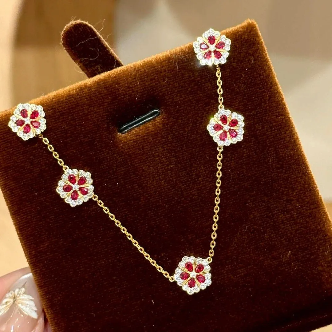 coreia-marca-elegante-banhado-a-ouro-vermelho-strass-flor-colar-luxo-pentagonal-flor-clavicula-corrente-joias-para-mulher-2026
