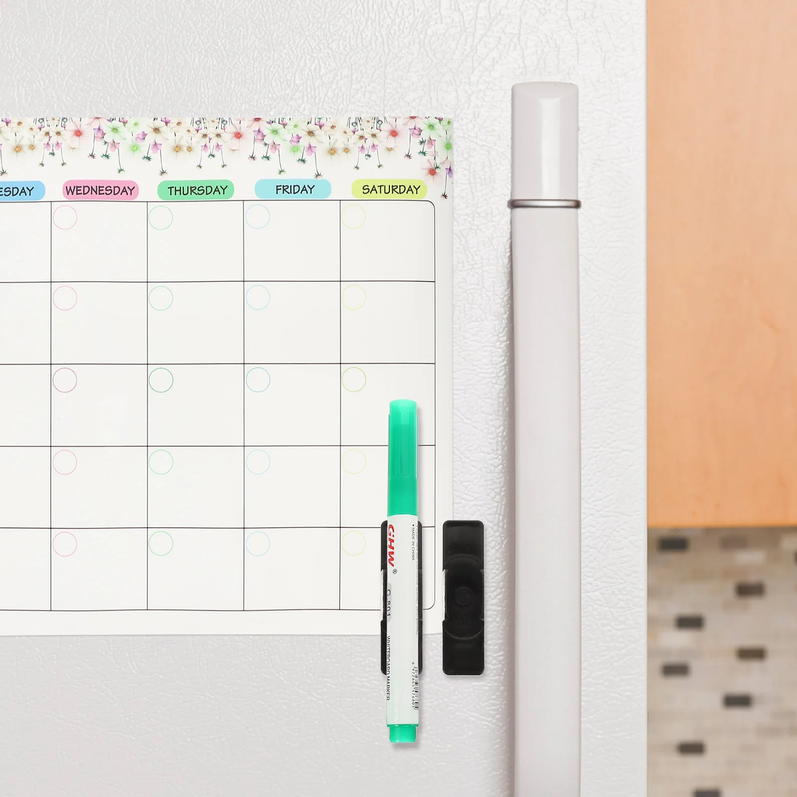 20 Pcs Penholder The Notebook Plastic Pencil Clip Self-adhesive Clamps Fixing Clips Abs Fixators Holders Whiteboard