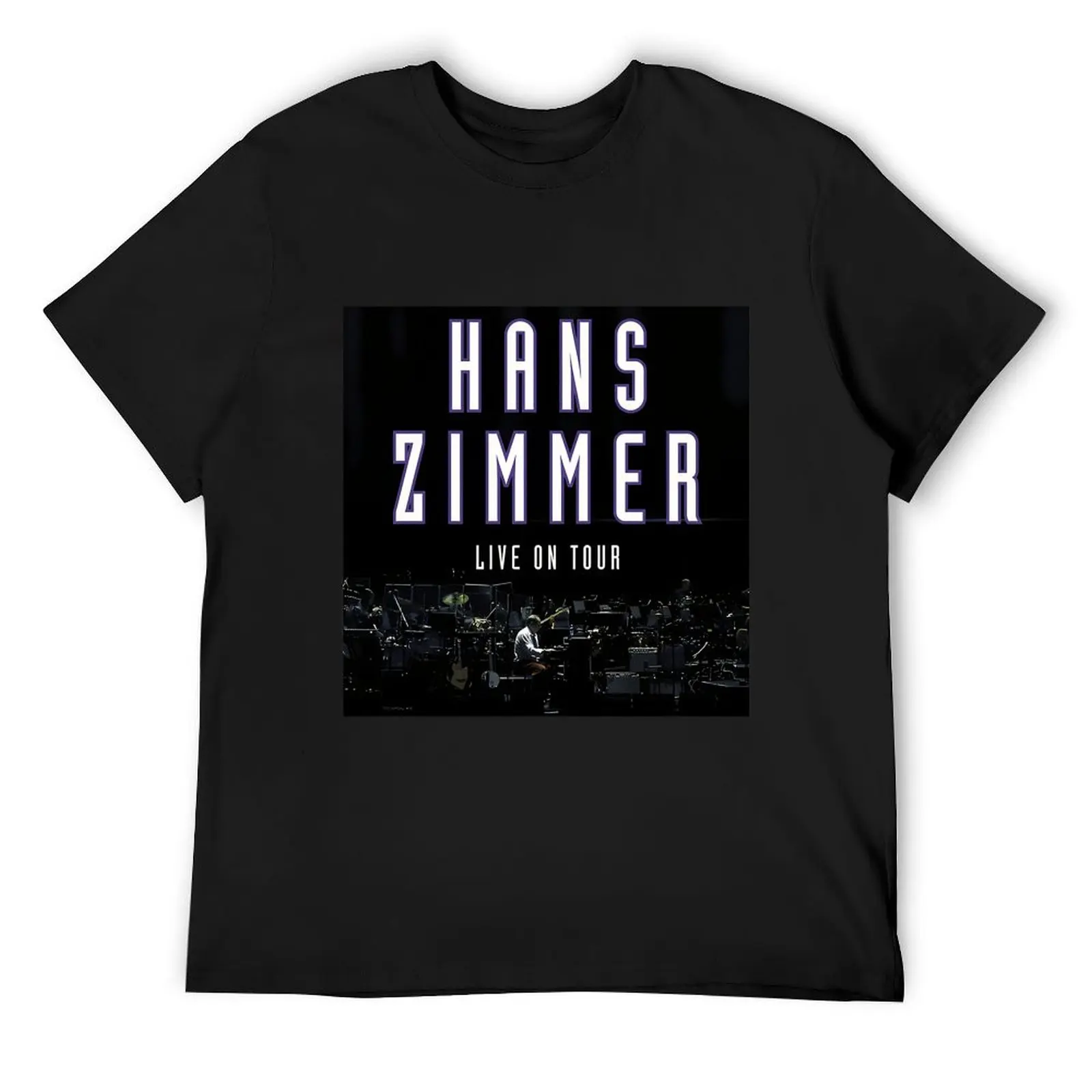 HANS Zimmer Tour 2020 T-Shirt custom t shirt oversized Men's cotton t-shirt