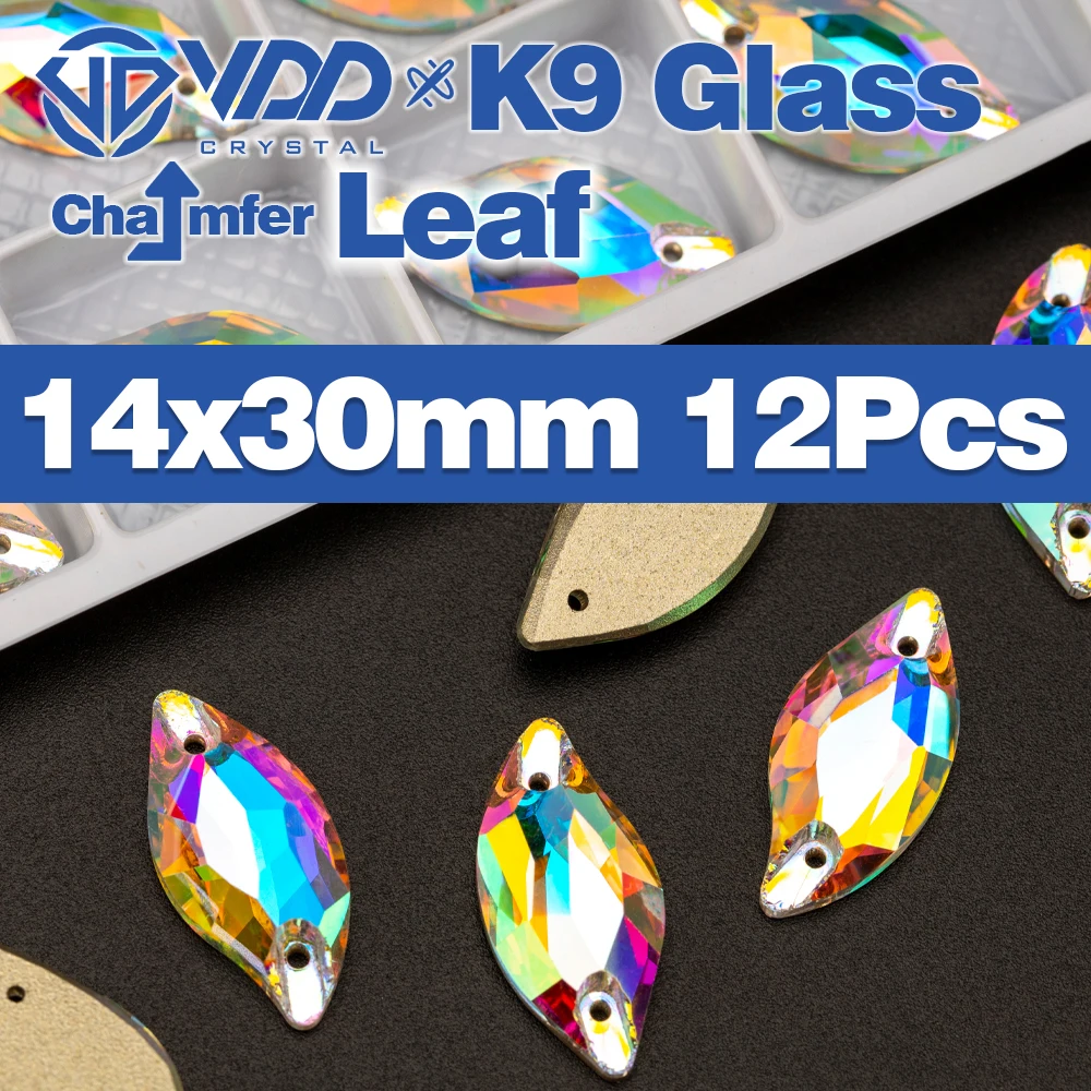 VDD Fase AAAAA Top Qualität K9 Glas Nähen Auf Strass Nähen Kristall AB Flatback Stein Für Kleidung Zubehör Hochzeit Kleid – Detail 26