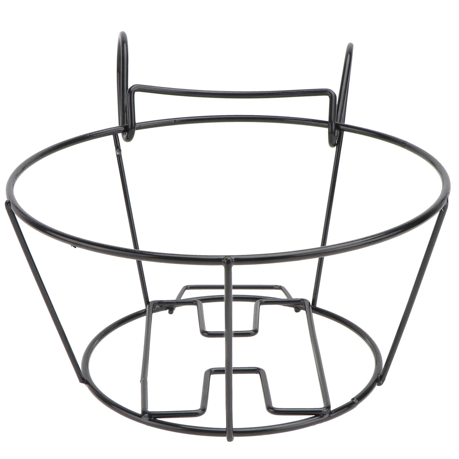 

Iron Wall Flower Rack 20cm Black Hanging Plant Pot Bedroom Room Office Succulent Holder Space Saving Easy Watering