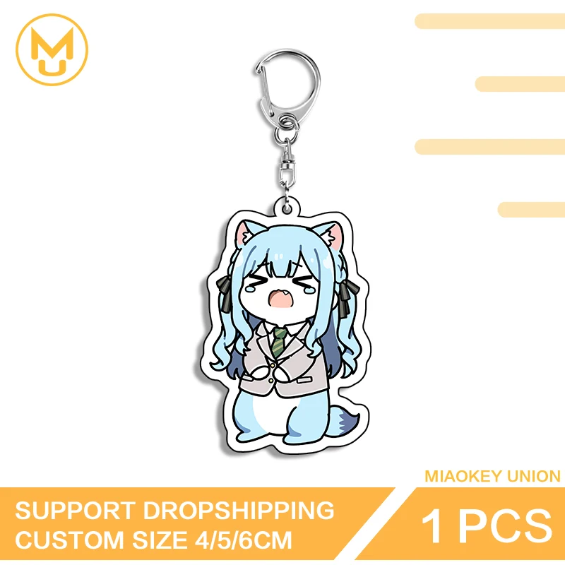Sakiko Togawa Hololive Cat Ears Girl Amusing Y2K Acrylic Keyring Luxury Adorable Trendy Anime Peripheral Product Decorations