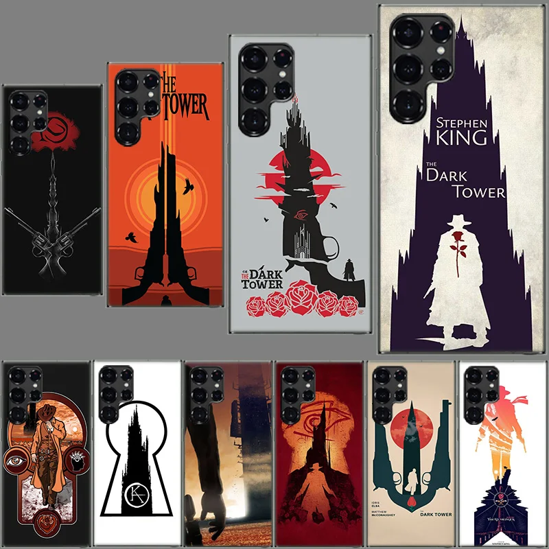 Funda de teléfono Stephen King The Dark Tower para Samsung Galaxy S24 S23 S21 S20 FE S22 S26 Ultra S25 Edge S10 Plus, funda transparente de TPU