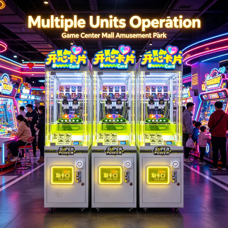 Pika Card Trading Push Machine, Coin‑Operated Redemption Device, TCG Game Unit for Indoor Game Plaza Customized