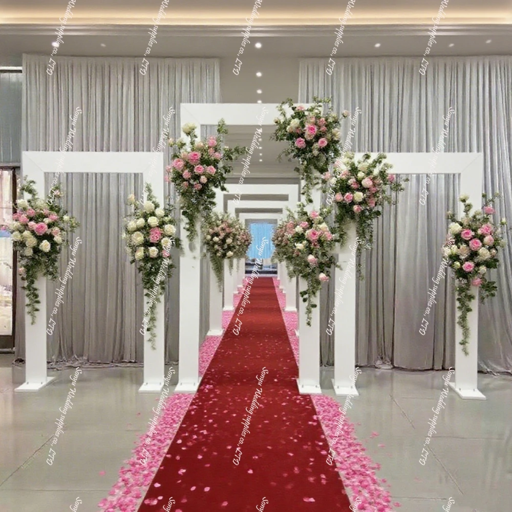 

3pcs)f20 Best-selling rectangle flower stand Party Decorations, Wedding Decorations, and Large floral flower wall stand Decorat