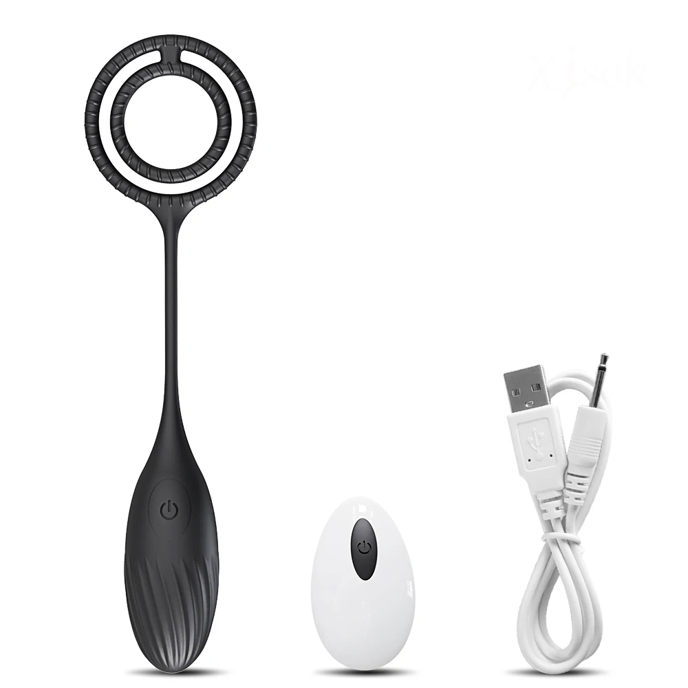 Wireless Remote Control Vibrating Prostate Massager Anal Butt Plug Cock Ring Multifunctional Personal Wellness Toy for Adult Gay