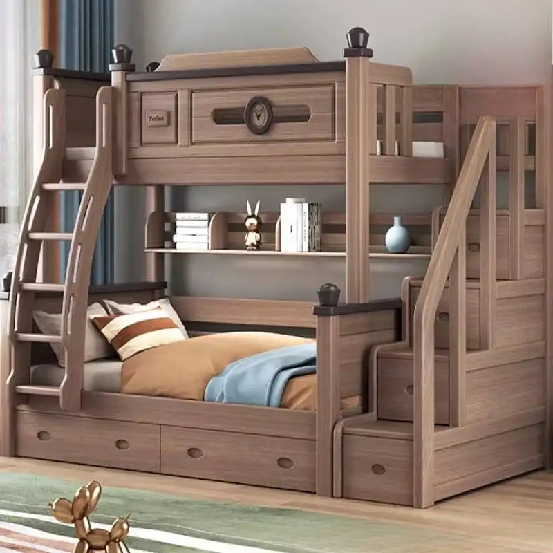 

Modern Double Bed Frames Decoration Set Vintage Storage Double Bed Frames Bedroom Bases Solid Wood Cama Matrimonial Furniture