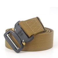 4.3cm Nylon Military Tactical Men Belts Webbing Canvas Outdoor Web Cobra Special Forces Training Belt Metal Buckle Trouser Belts