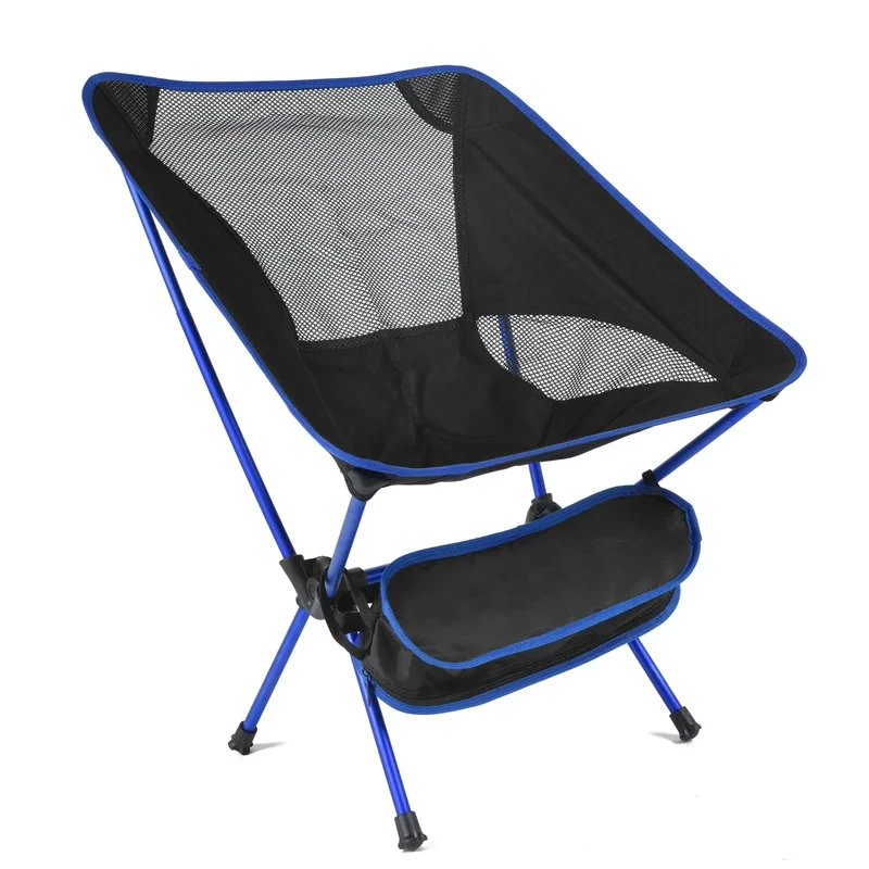 Silla de playa plegable para exteriores, silla ligera con forma de Luna, tubo de aluminio de aviación, producto para acampar, novedad de 2024