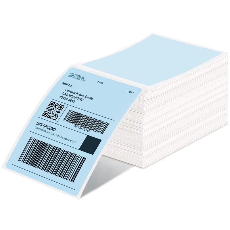 4x6 shipping labels Of Customized Thermal Sticker Paper Synthetic Packaging Label Online business Shipping Label