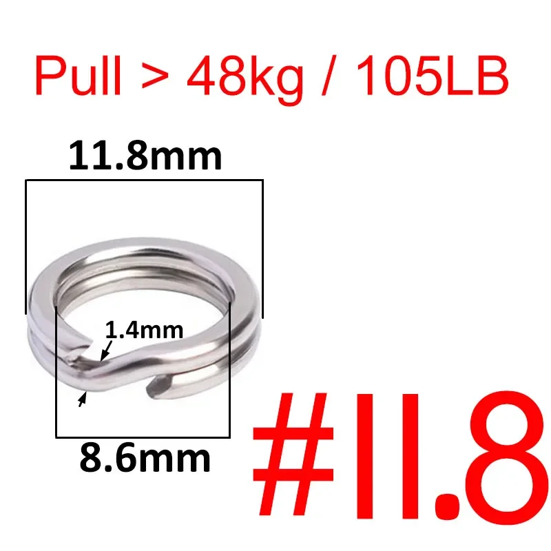 100 أو 50 قطعة الفولاذ المقاوم للصدأ سبليت حلقة الصيد مزدوجة البيضاوي سبليت حلقة اكسسوارات لصيد سمك الشبوط هوك المفاجئة إغراء قطب