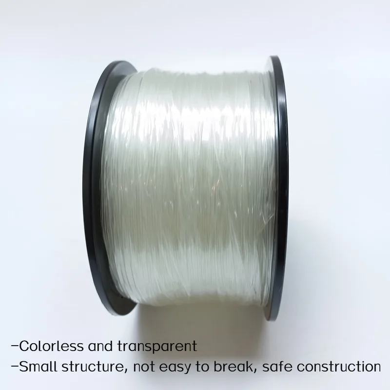 1000M G657A2 Invisible Optical Drop Cable Transparent Patch Cord Indoor SM Bend Insensitive Fiber 0.9Mm Diameter PVC  FTTR