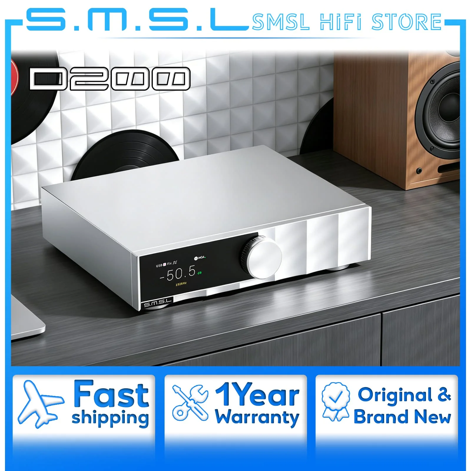 Smsl D200 Hi-Fi Aud… - image