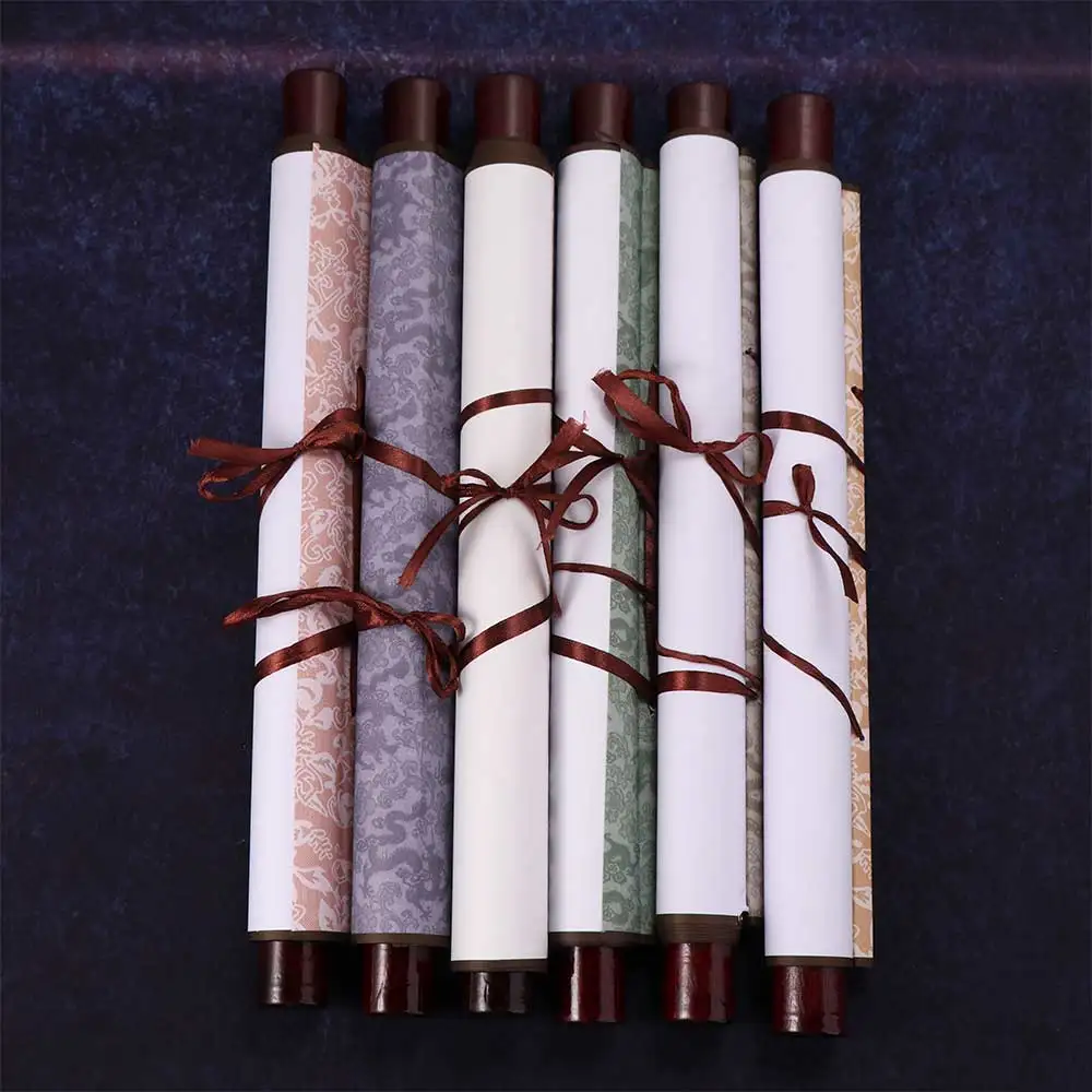 Rice paper Self Made Gifts Art Supplies Painting Scroll Calligraphy Mounting Blank Hanging Scroll Drawing Canvas Scrolls