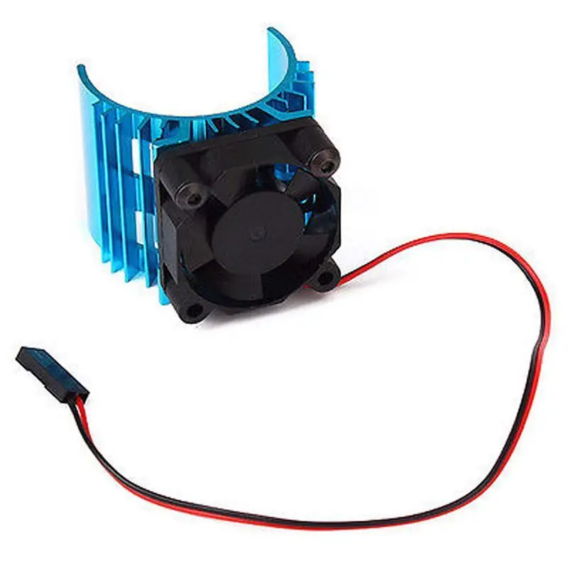 Meta Heat Sink With 5V Cooling Fan For 1/10 RC Car 540 550 3650 Size Motor