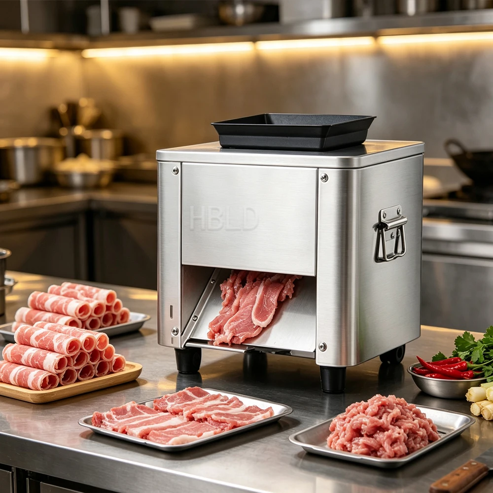 Meat Shredding Machine Electric Commercial Meat Cutter Automatic Slicer for Kitchen Use