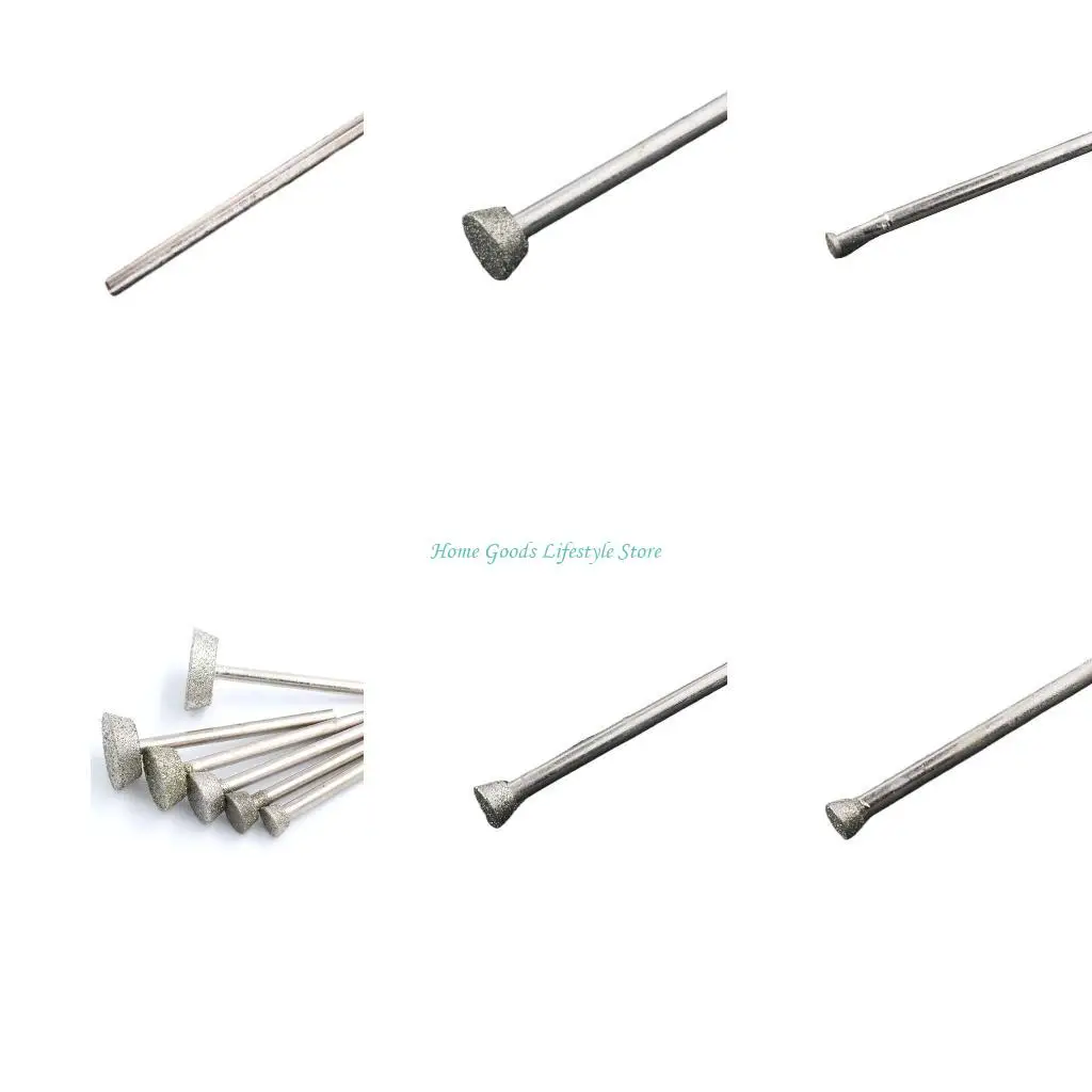 

E74e 10pcs 3 4 5 6 6 8 мм с бриллиантами шлифовальные головки для ювелирных изделий для полировки полировки
