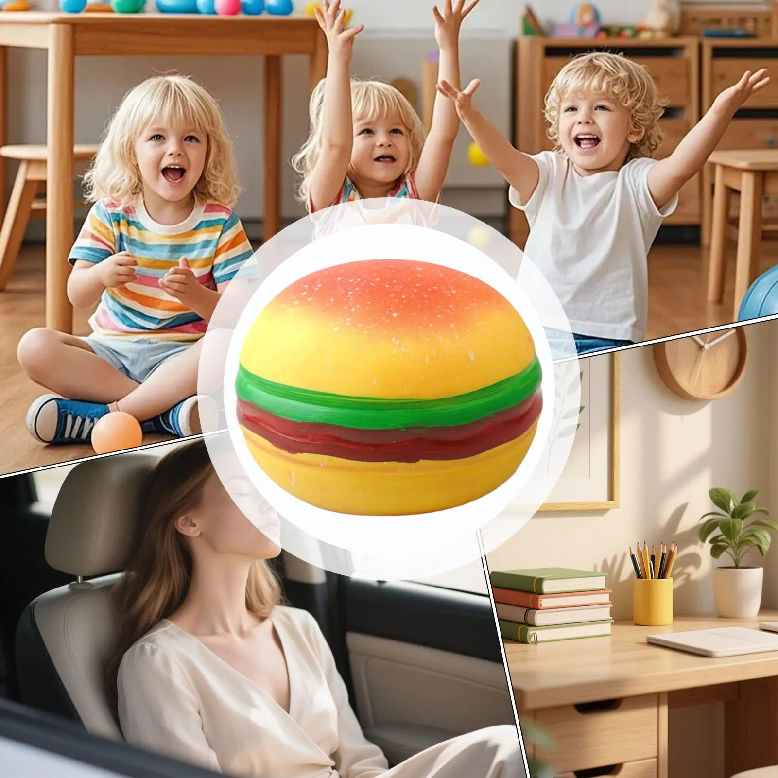 高品質ギフト-tpr-ピンチトイ-ハンバーガー-スローリバウンド-フィジェットトイ-ストレス解消-美味しい食べ物シミュレーション-ハンバーガー-子供向け