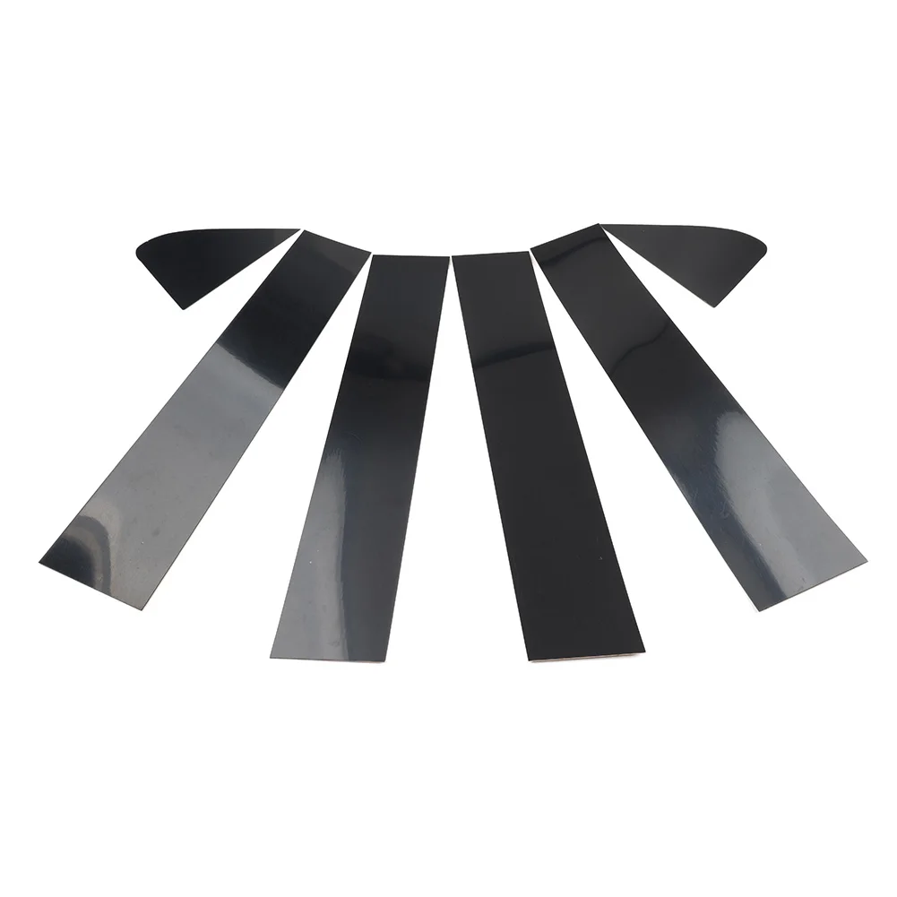 6 PCS Car Window Pillar Post Door Trim For Chevrolet Silverado For GMC Sierra 1500 2019 2020 2021 2022 2023