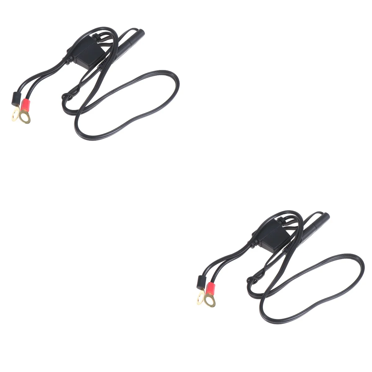 

2 Pack Motorcycle Circuit Cable Charging 65*33*13cm Black Power