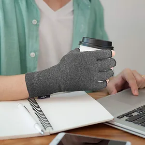 GOBYGO 1 -Paar Kompressionshandschuhe für Arthritis, Linderung von Gelenkschmerzen, Handgurt, Impulsunterstützung, Therapie, Armband, Unisex -Kompressionshandschuhe 8 Haupthandschutzverkäufe für die Akademie - №6