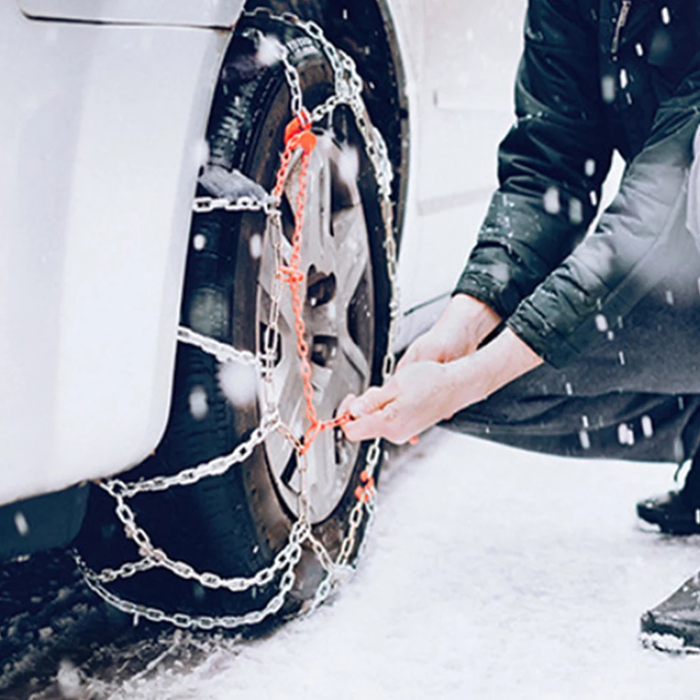 Snow Chains Anti-Skid Portable Snow Tire Chains Universal Winter Vehicles Wheel Chain for Passenger Cars Pick-Ups image 2