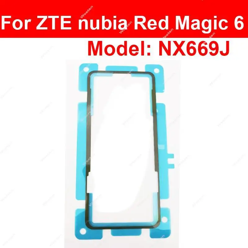 For ZTE nubia Red Magic 5G 5S 6 6S 6R 7 7S 8 8S 9 Pro Plus Back Battery Cover Adhesive Sticker Rear Battery Housing Sticker Tape