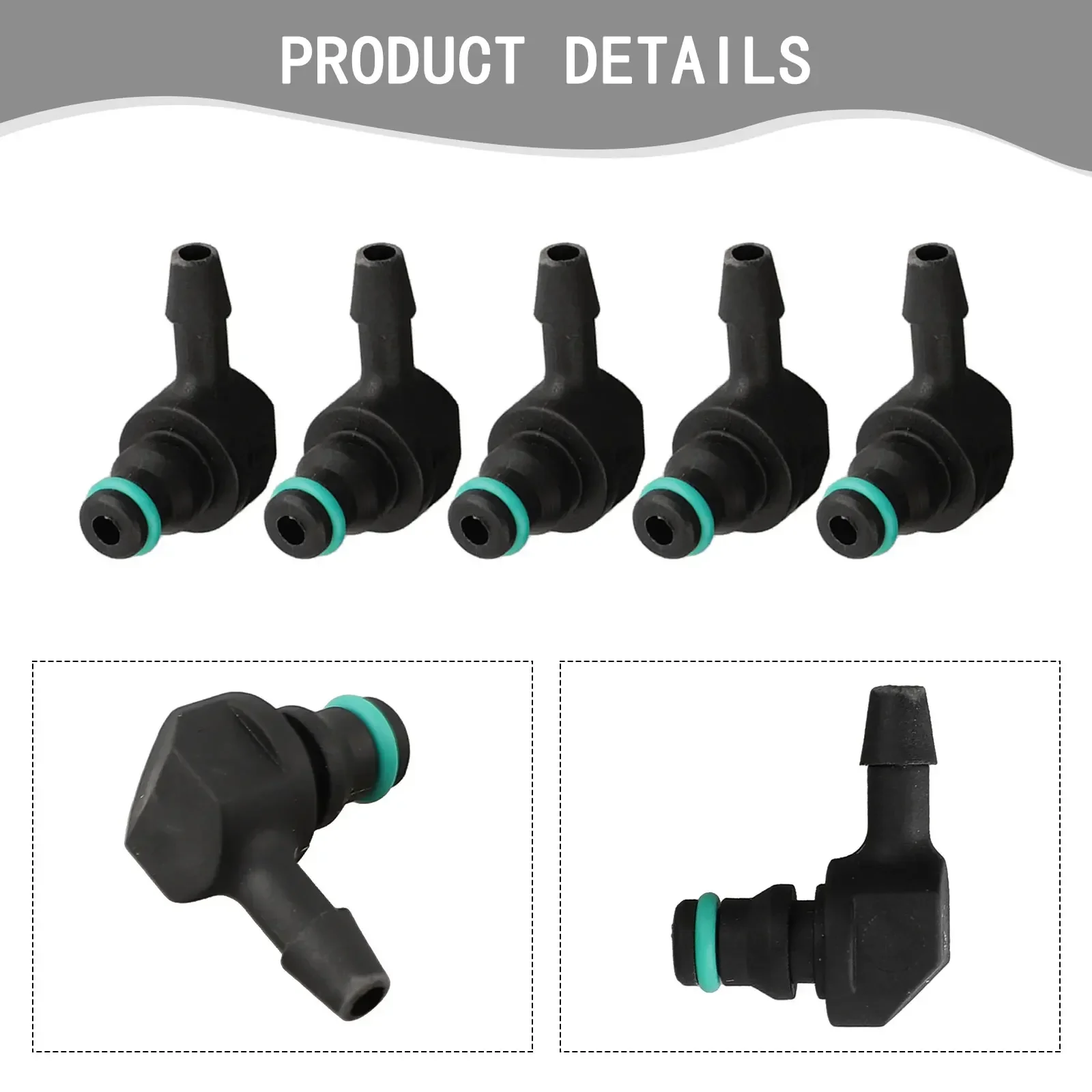 Enhanced Fuel Efficiency with Diesel Injector Tube Oil Return Connection Check Valve Parts for Bosch 110 Reliable Check Valve