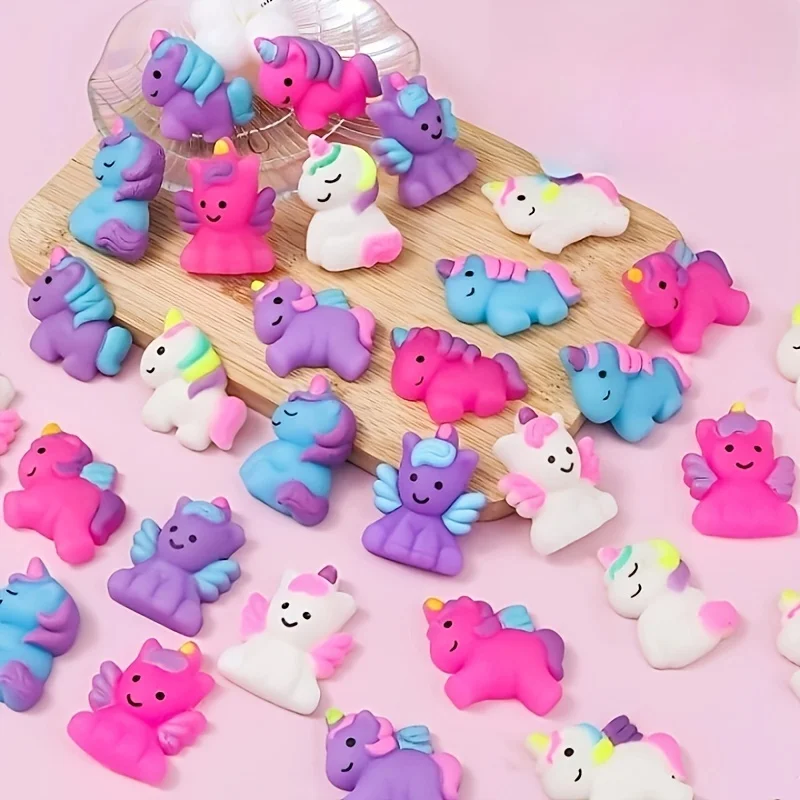 Unicornio Kawaii Mochi: juguetes blandos antiestrés para niños - imagen 4