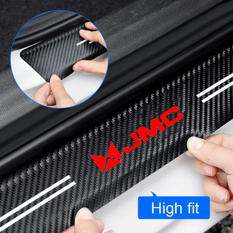 

for JMC series Dedicated Car threshold strip anti stepping protective strip trunk anti scratch sticker carbon fiber sticker JMC