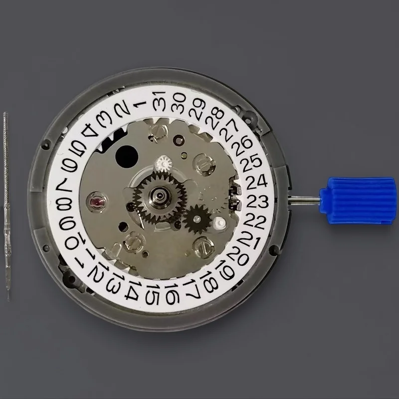 عالية الدقة التلقائية ذاتية اللف NH34 الحركة الميكانيكية التقويم الأبيض 24 مجموعة جذع المجوهرات