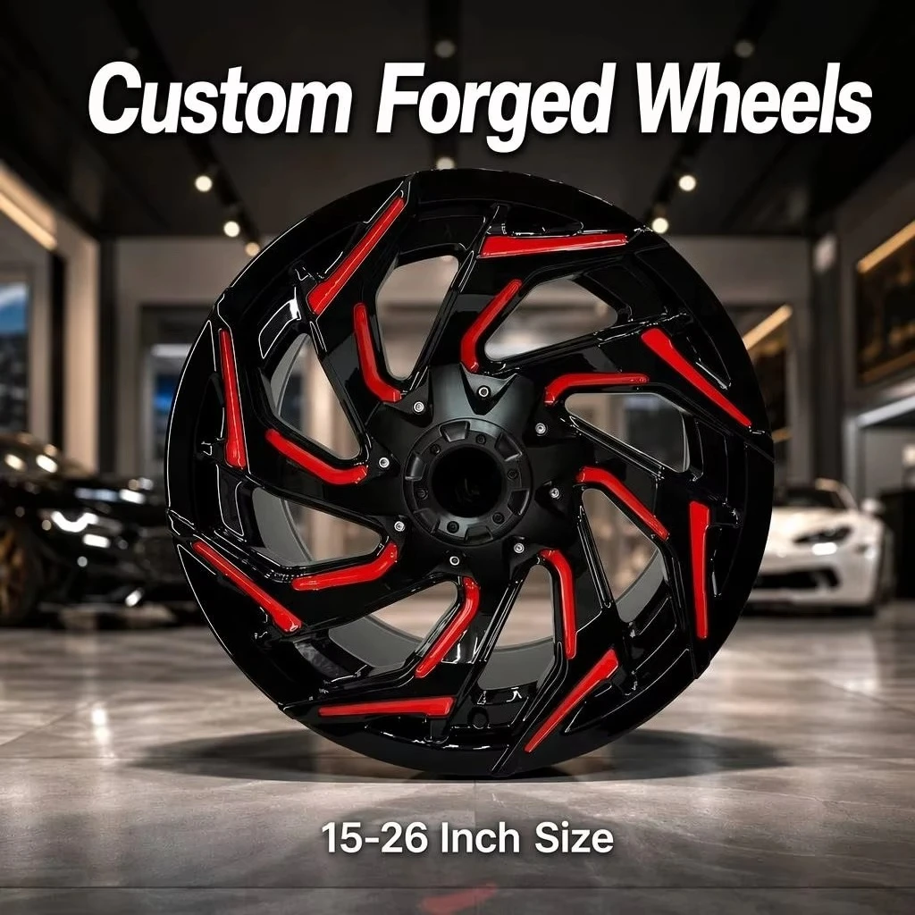 Source Factory Custom Alloy Forging Wheel Modified  Rims Fit for Sedan SUV Car 15 16 17 18 19 Inch Alloy Forged Wheels Hubs