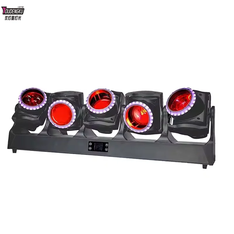 4 pieces Sweeper Beam LED Moving Head Light 5x120w rgbw dj stage led moving head zoom disco dj Light