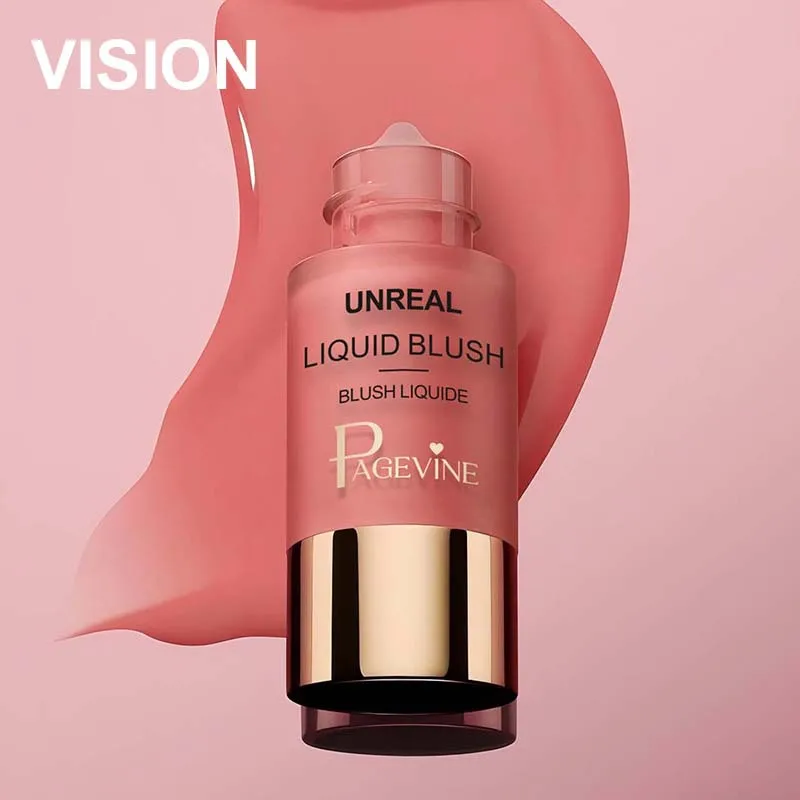 Multifunctional Liquid Blush Face Eye Shadow Waterproof and Long-Lasting Silky All-in-one Liquid Texture Suitable All Skin Tones