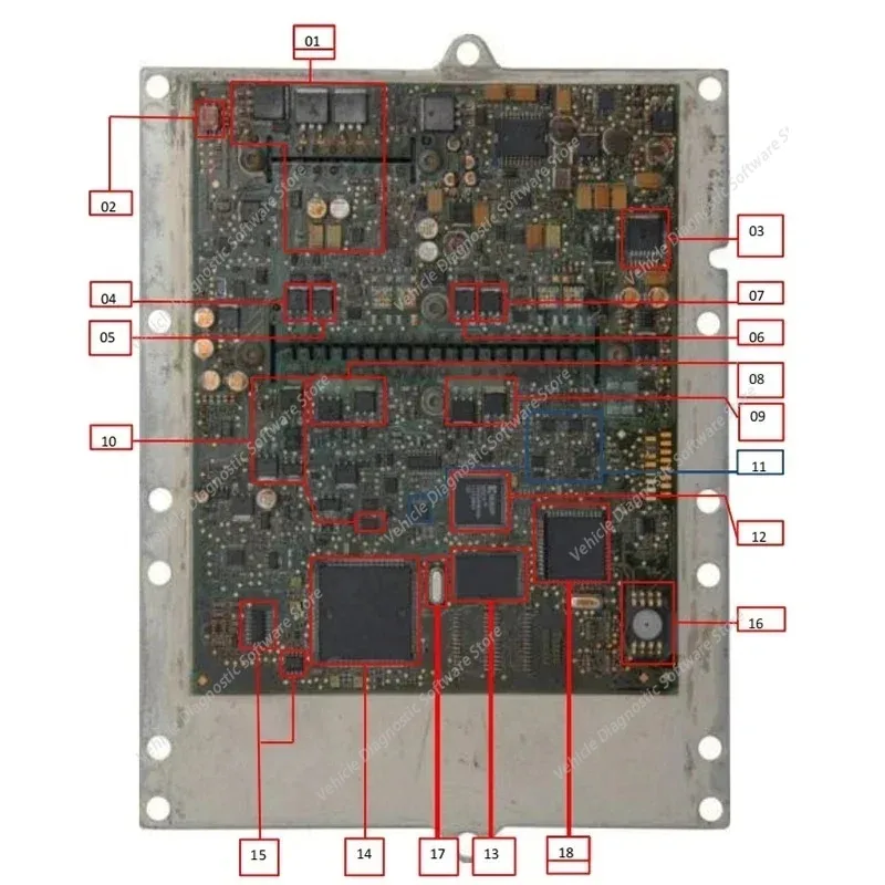 Repair ECU Diesel PDF for OM904 PLD OM906 457 OM MR MS 6.2 Ford EDC 07 Cummins 4 6 Cylinders VOV D12C  D12D VW EDC 16C8 SID 901