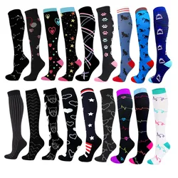 Running New Compression Stockings Pressure Nursing Socks For Edema, Diabetes, Varicose Veins, Blood Circulation Sports Socks