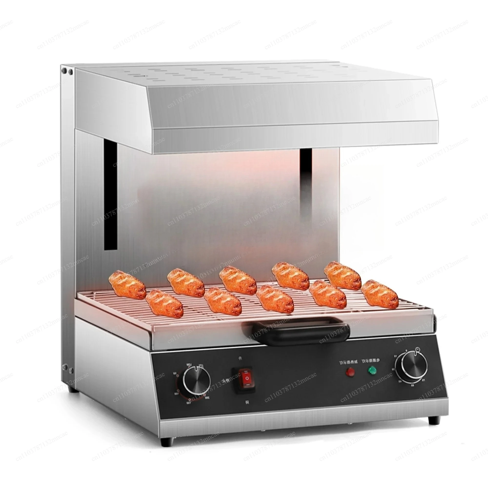 Commercial Salamander Grill Oven for Kitchen Catering Professional Adjustable Lift Electric Salamander BBQ Grill