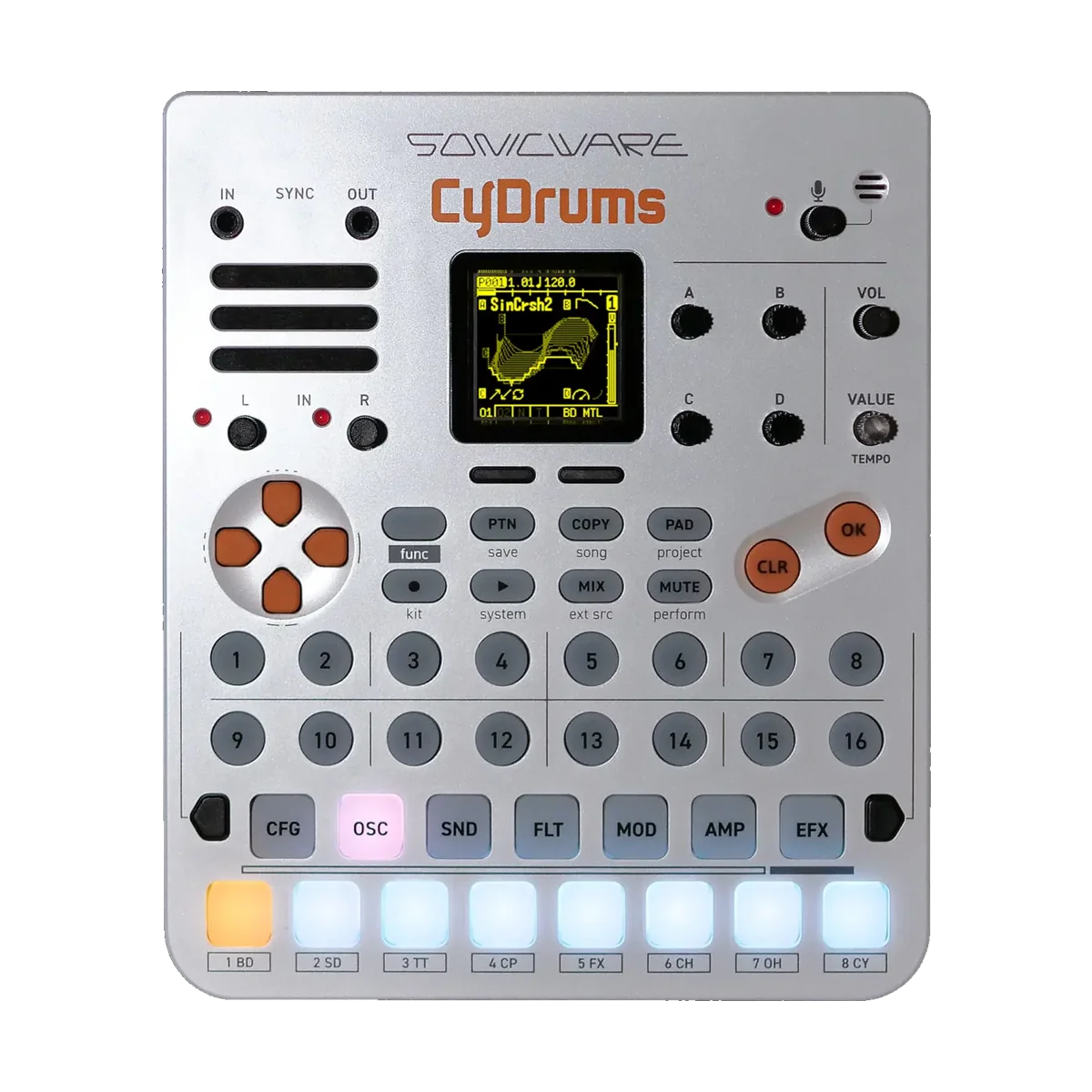 

Sonicware Cydrums, Synths, Sequencers, Electronic Drum Machines, Samplers