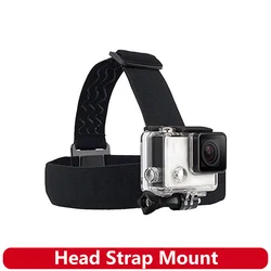 Head Strap Mount Headband Belt Holder For GoPro Hero 13 12 11 10 9 8 7 6 insta360 SJCAM AKASO DJI Osmo Action Camera Accessories