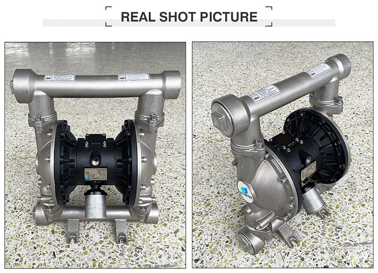 HICHWAN QBY3-50P 4.8mm particle diameter Air double diaphragm pneumatic membrane Pump for Mining Industry