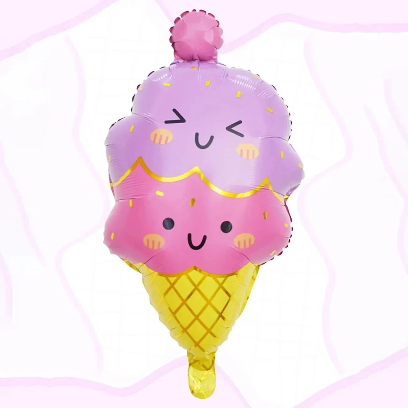 Bunte Sommer-Bonbon- und Eiscreme-Themenballons Rosa Geburtstags-Prinzessinnen-Schokoladen-Donut-Folienballons-Set – Detail 12