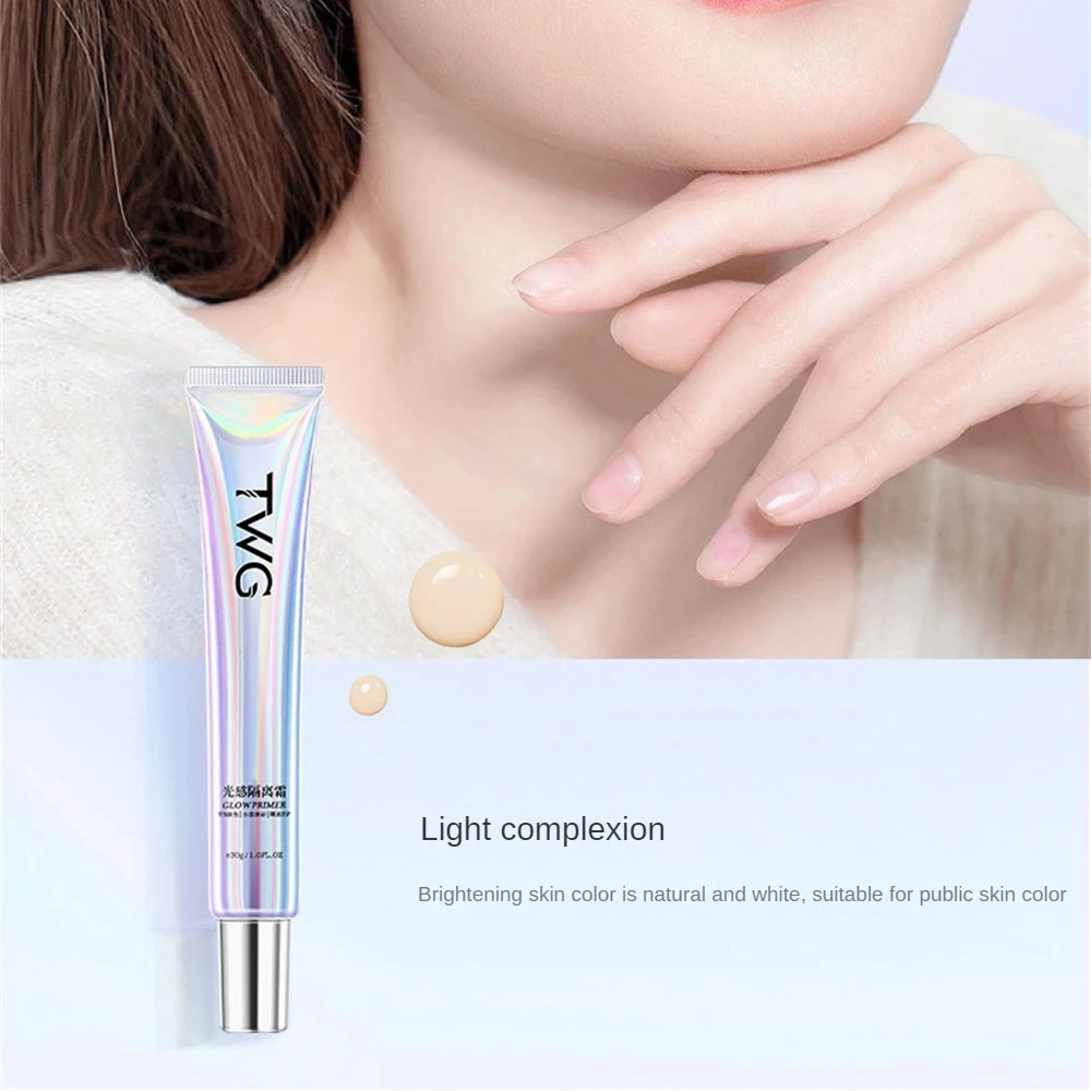 Twg Light Face Base Isolation Creme unsichtbare Poren feuchtigkeit spendende Concealer makellose Make-up Basis Primer kosmetische Make-up 30g