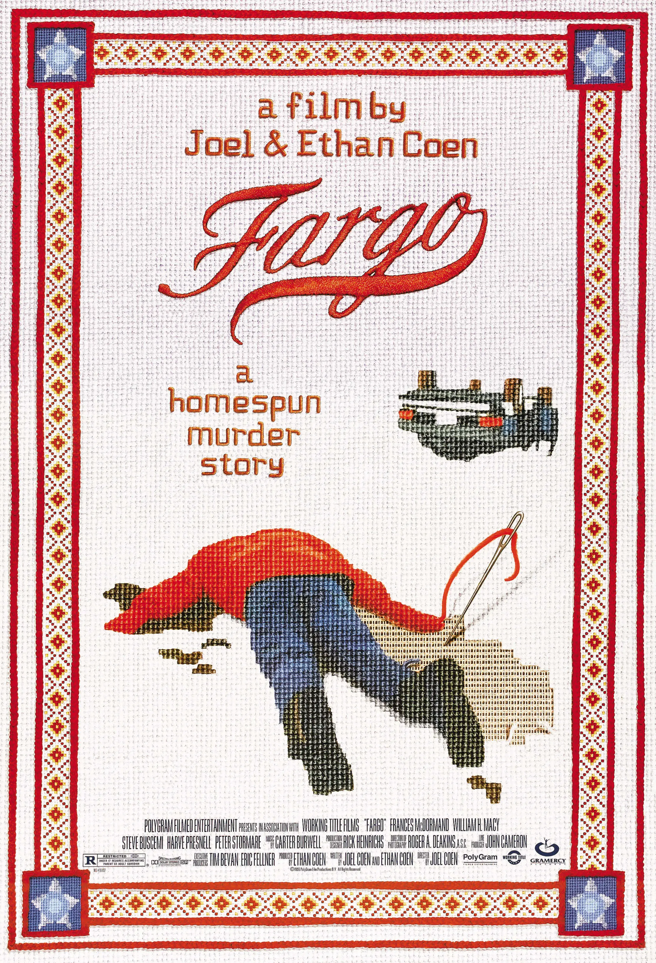 Hot Rare Movie Fargo (1996) Art SILK POSTER Wall Art Home Decorative painting