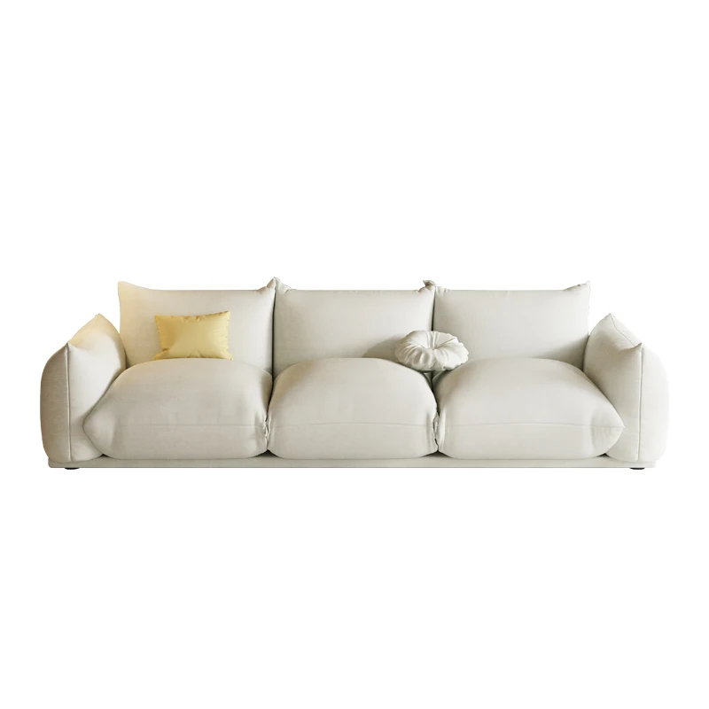 

Fabric Sofa Online Celebrity Small Apartment Modern Simple Lazy Cloud Sofa Light Luxury Simple Modern Nordic Ins Style