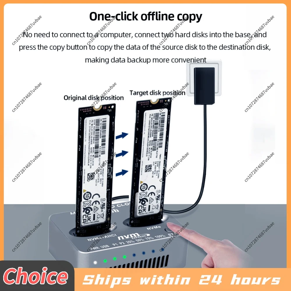 docking-station-nvme-dual-bay-per-ssd-m2-nvme-clone-usb32-type-c-case-per-disco-solido-m-b-m-key-compatibile-con-m2-m3-nvme-pci-e-per-ssd-m2-m-key